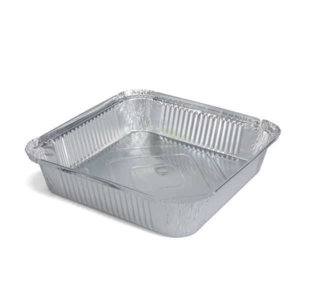 200 x 9x9" Deep Aluminium Foil Food Containers Recyclable