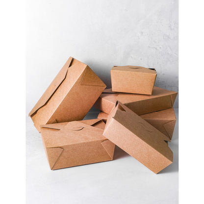 36oz Brown Food Takeaway Container Boxes [1000ml] 150 Boxes