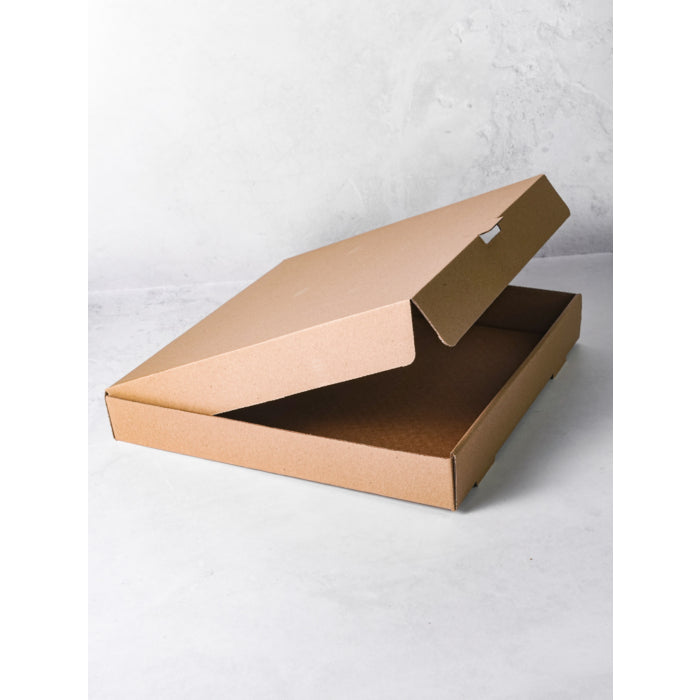 9 inch Pizza Boxes Plain Brown Compostable [100Qty]