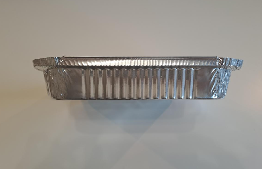 200 x 9x9" Shallow Aluminium Foil Food Containers Recyclable